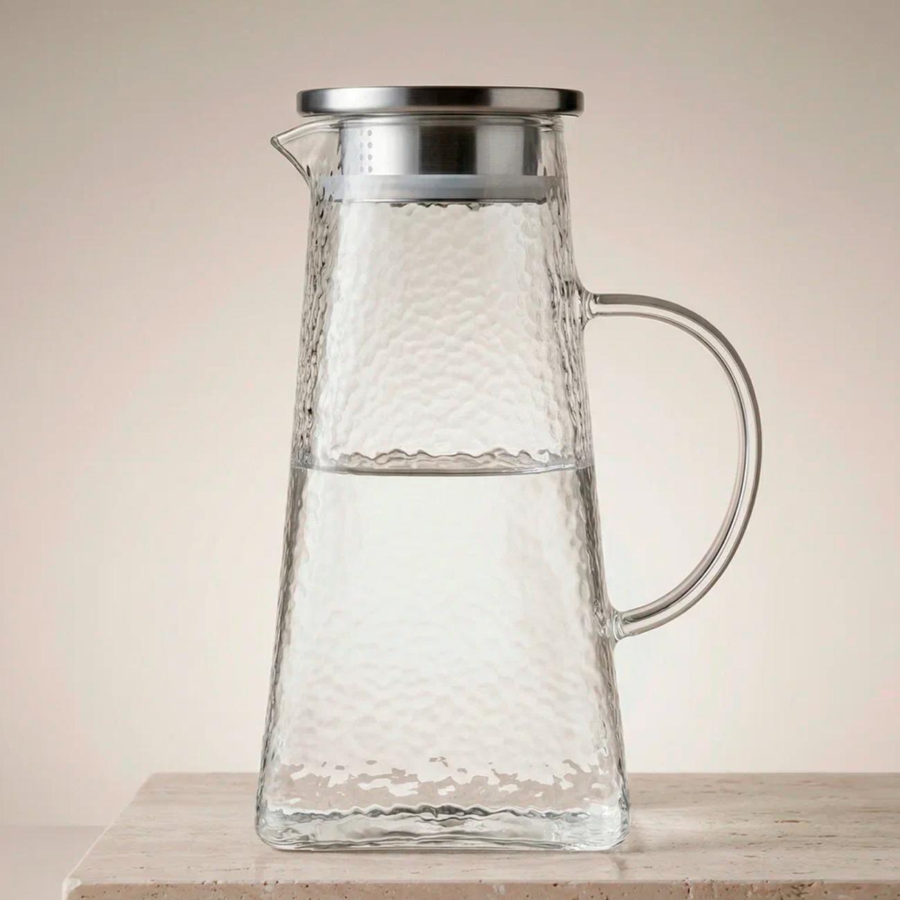 Кувшин 1.8л с фильтр крышкой REGENT inox Franco