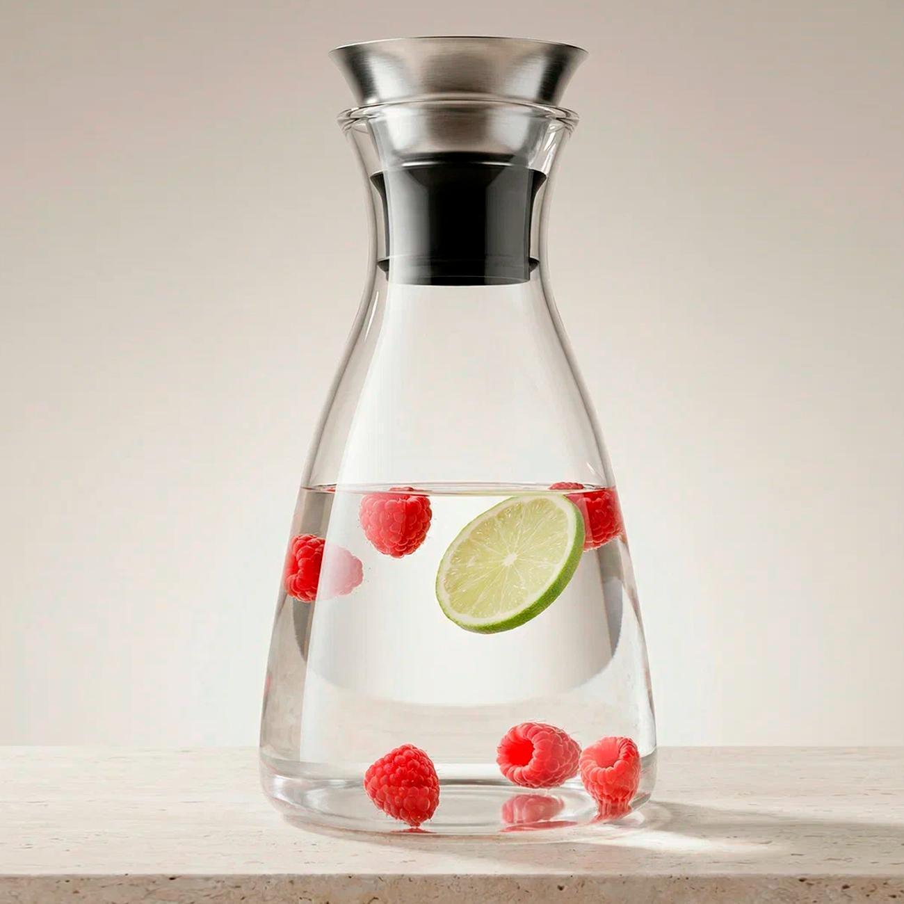 Графин 1.6л с фильтр пробкой REGENT inox Franco