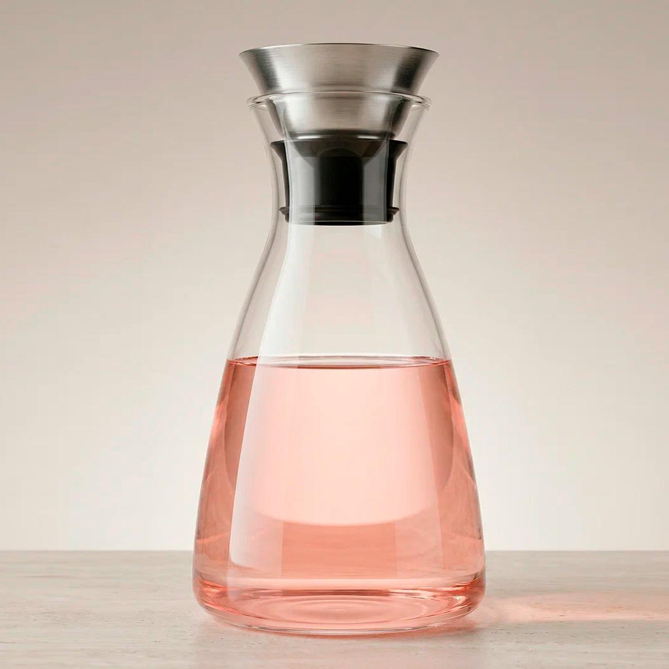 Графин 1.6л с фильтр пробкой REGENT inox Franco