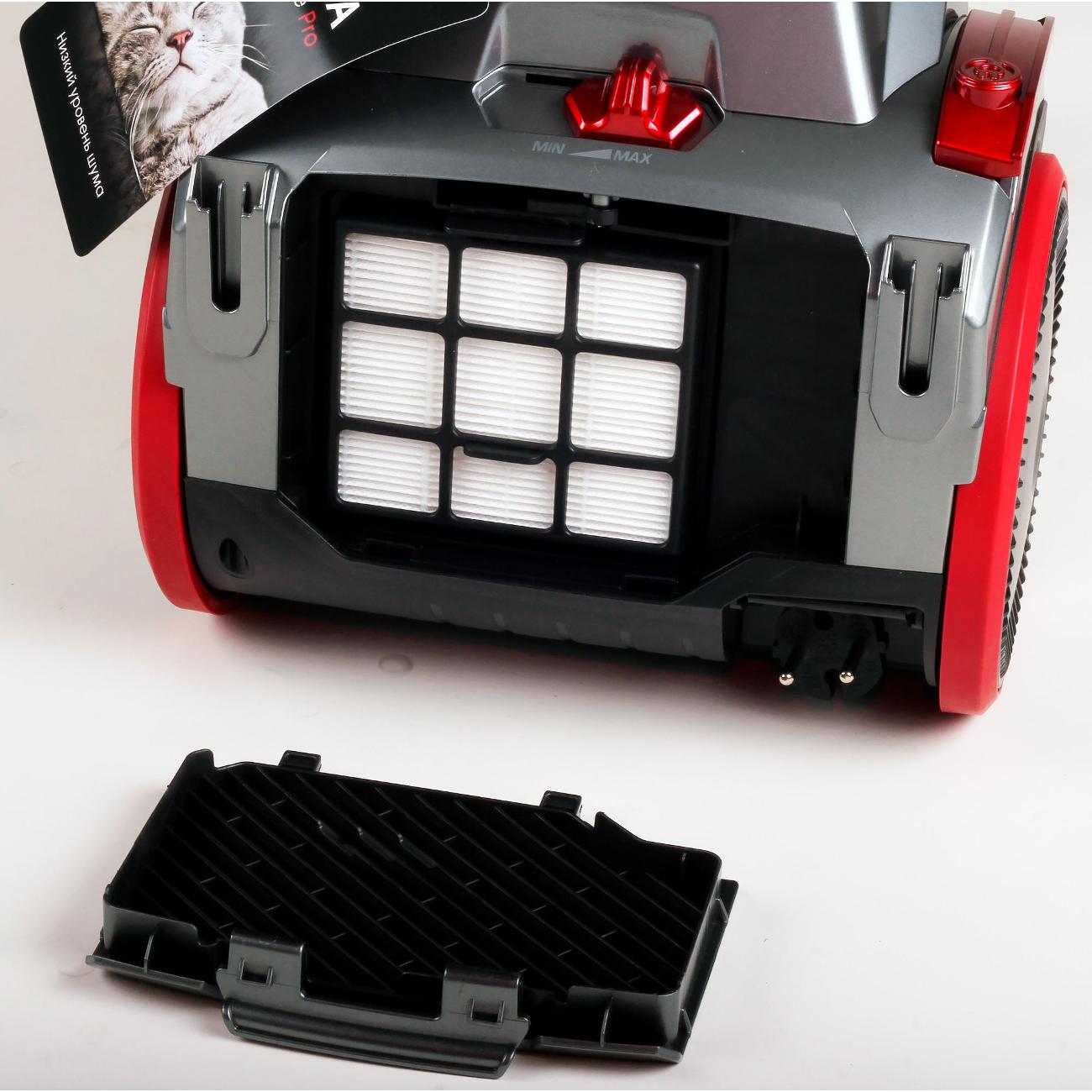 Пылесос с контейнером для пыли красныйmond RV-C335 красный