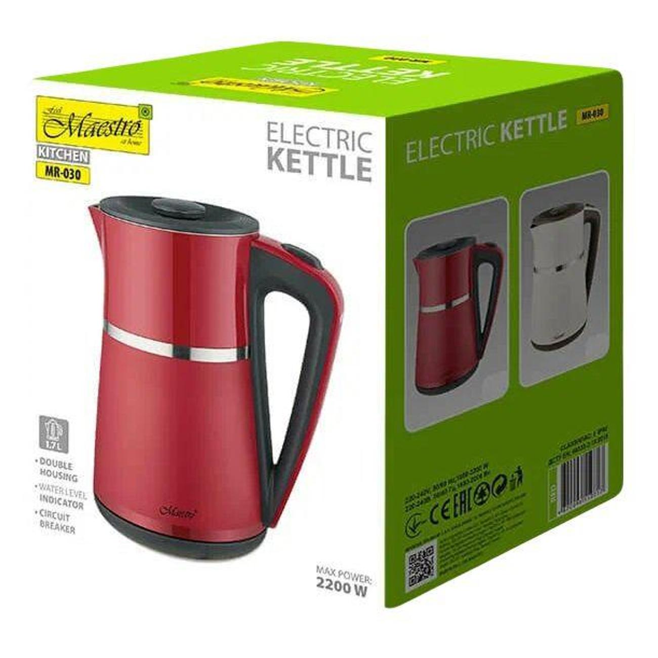Электрочайник Маэстро MR-030-RED