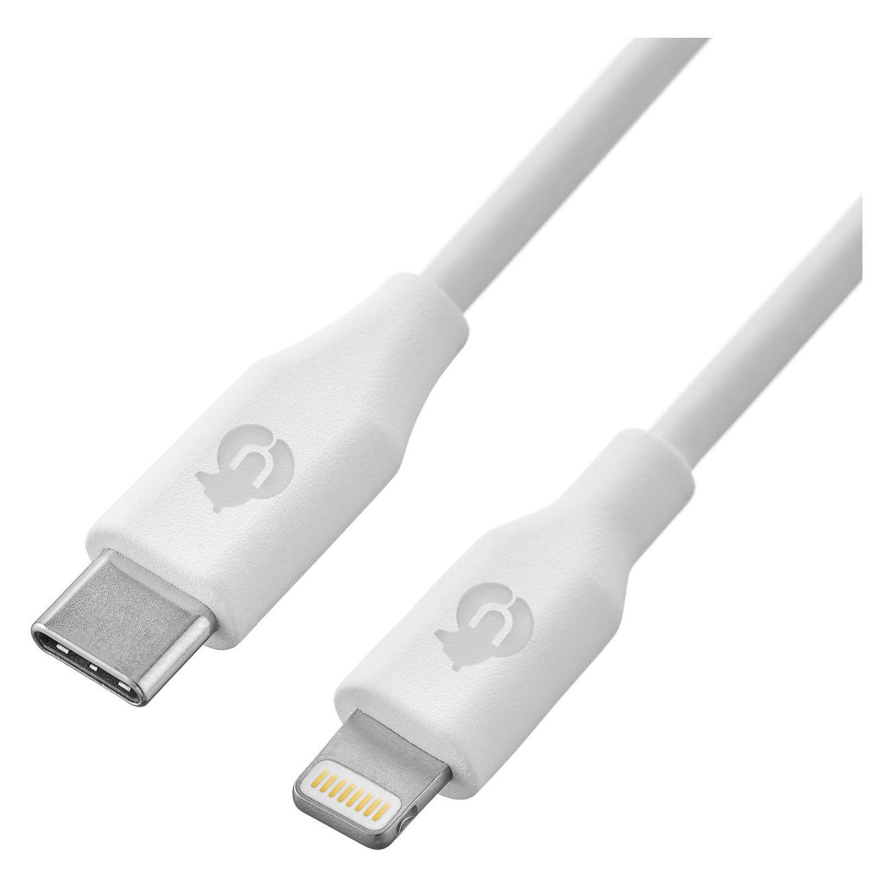 Кабель uBear Life Cable USB Type-C - Lightning 1,2м белый фото