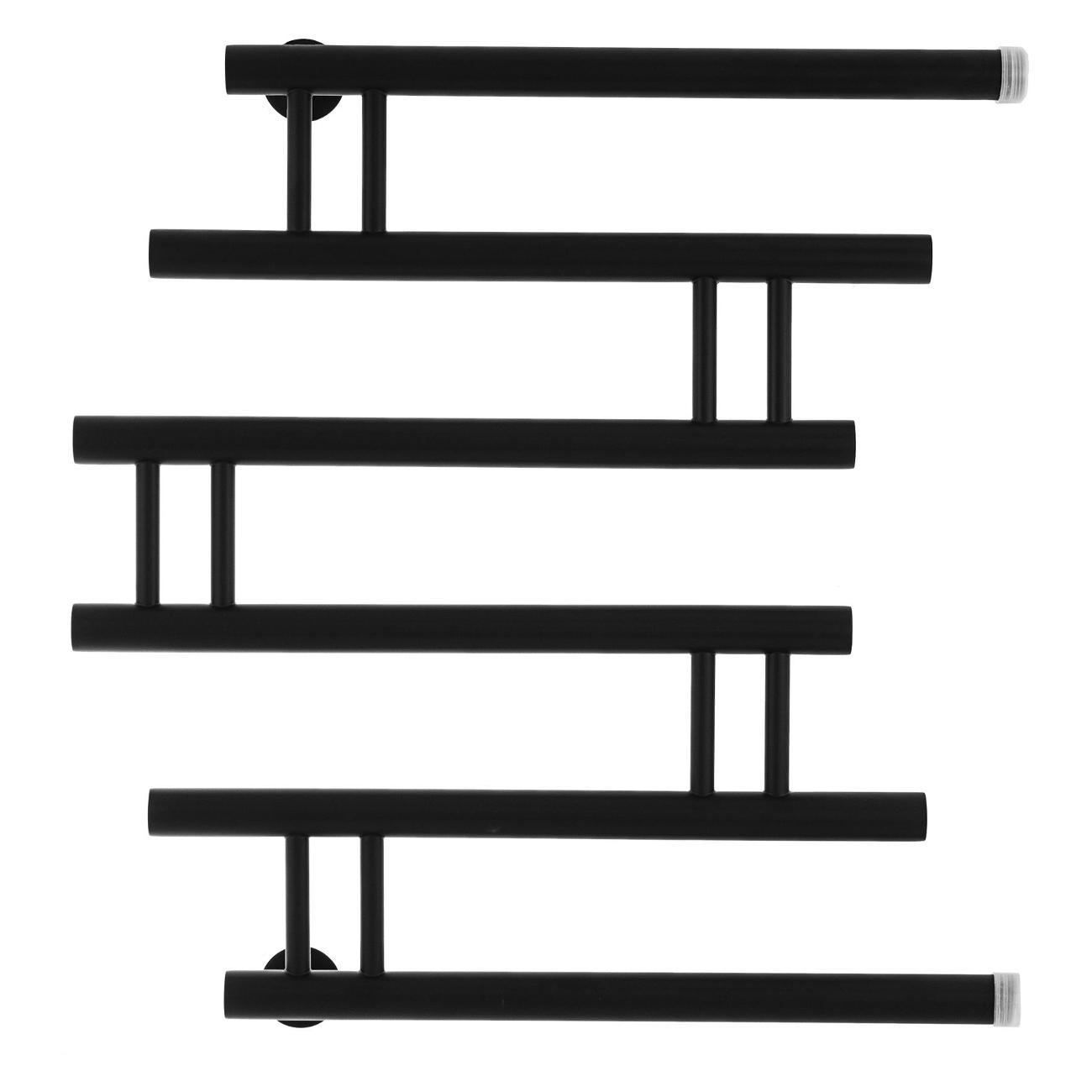 Полотенцесушитель водяной ENERGY Group Modern 600х500 черный матовый