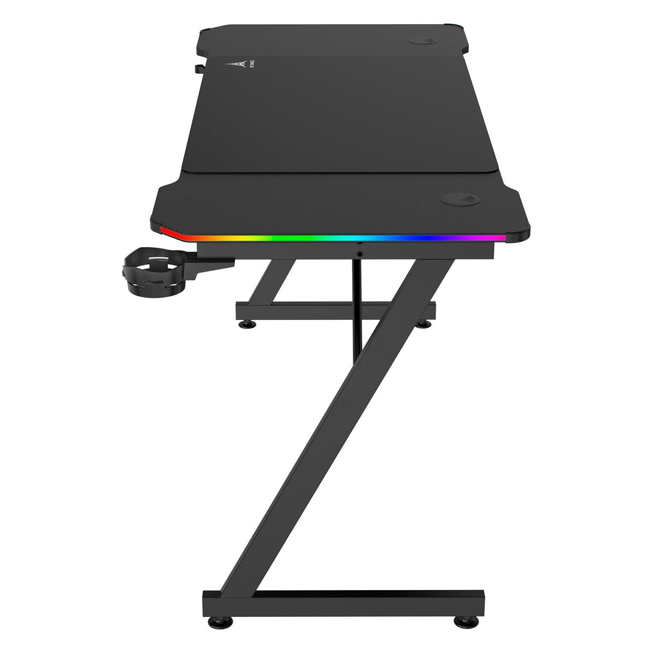 Стол компьютерный игровой ZONE 51 TRINE 140 RGB Z51-T4R-BK