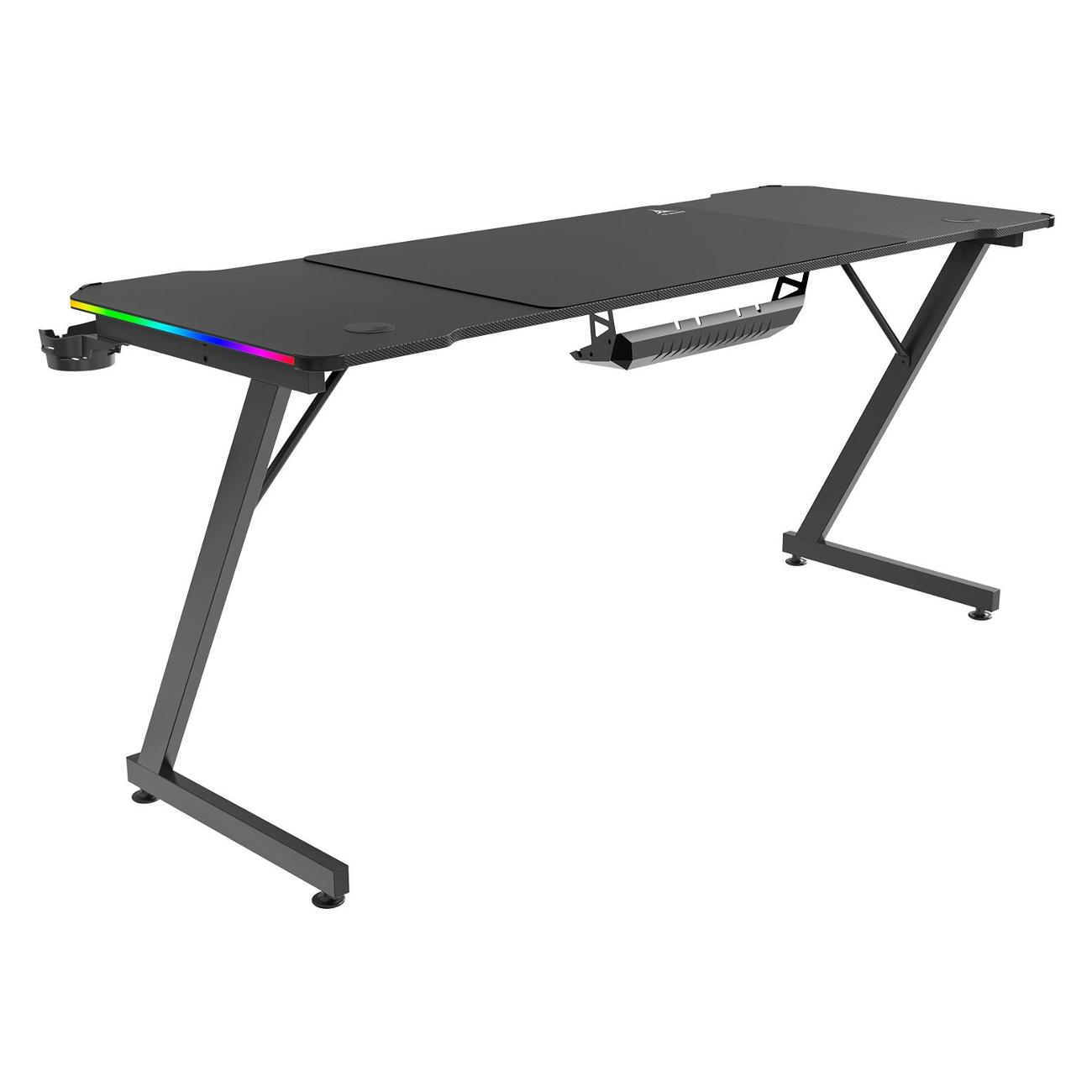 Стол компьютерный игровой ZONE 51 TRINE 160 RGB Black Z51-T6R-BK