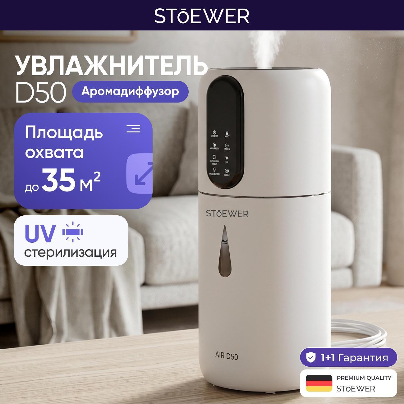 Воздухоувлажнитель STOEWER Air D50 фото