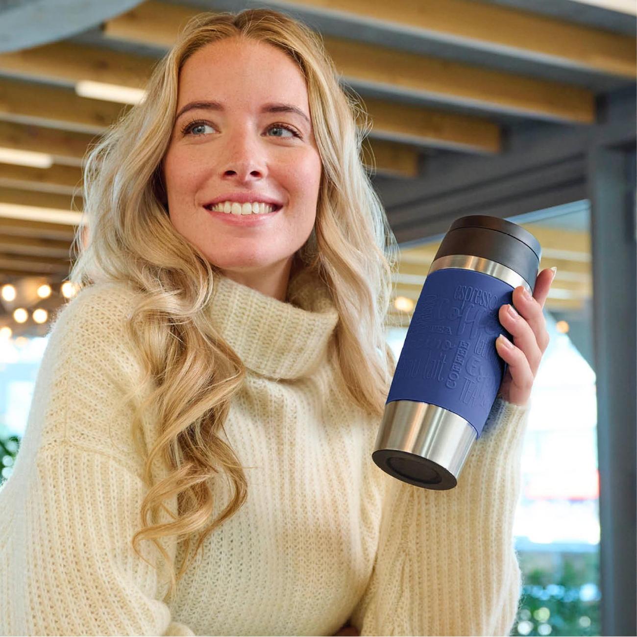 Термокружка Tefal Travel Mug Classic 0,5 л синяя N2022110