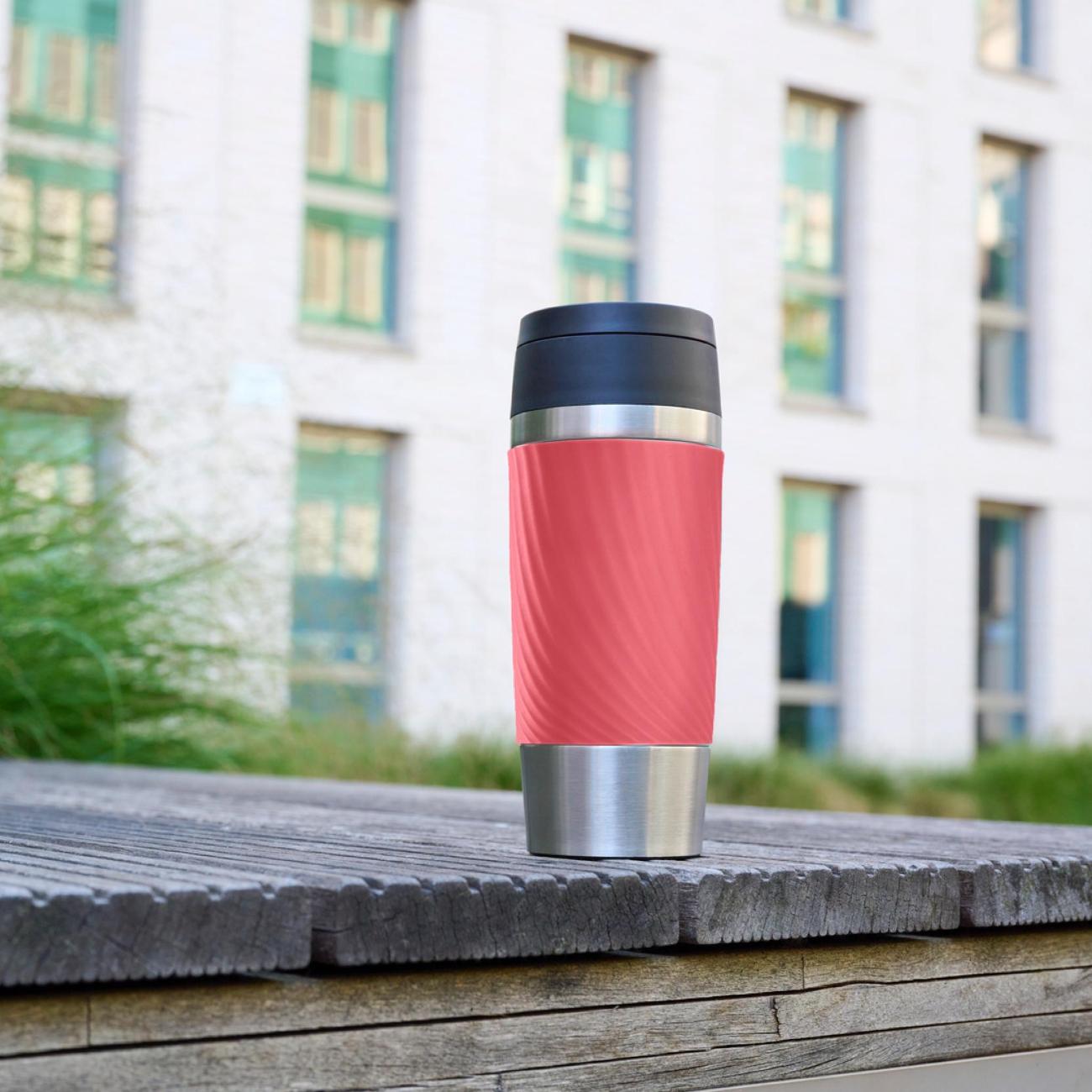 Термокружка Tefal Classic Easy Twist 0,36 л красная N2024410