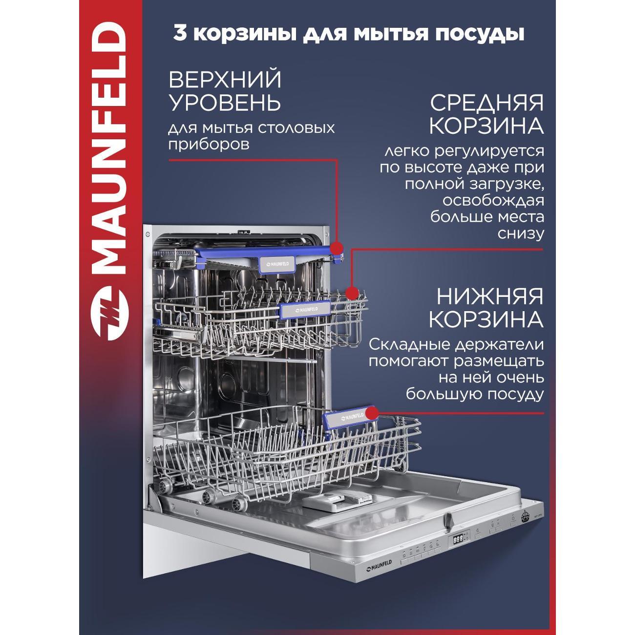 Встраиваемая посудомоечная машина Maunfeld MLP-12PRO