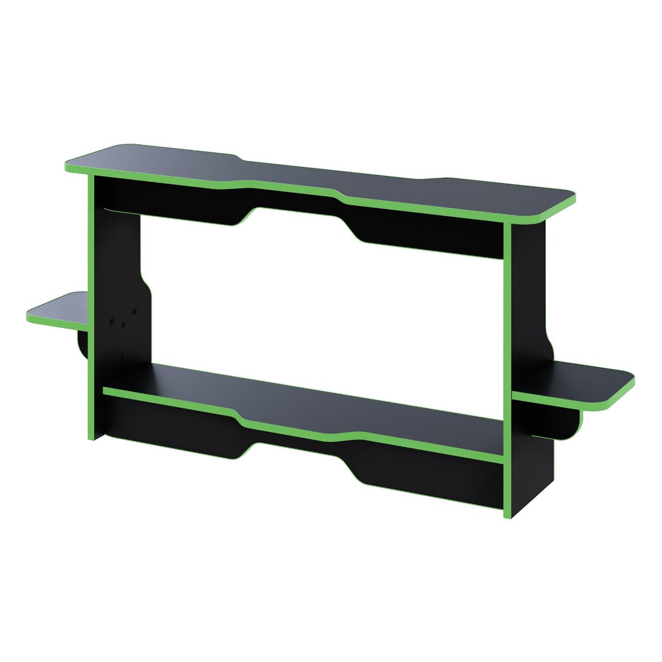 Подставка для монитора и акустической системы VMMGAME LEVEL BLACK GREEN LVL-1BGN