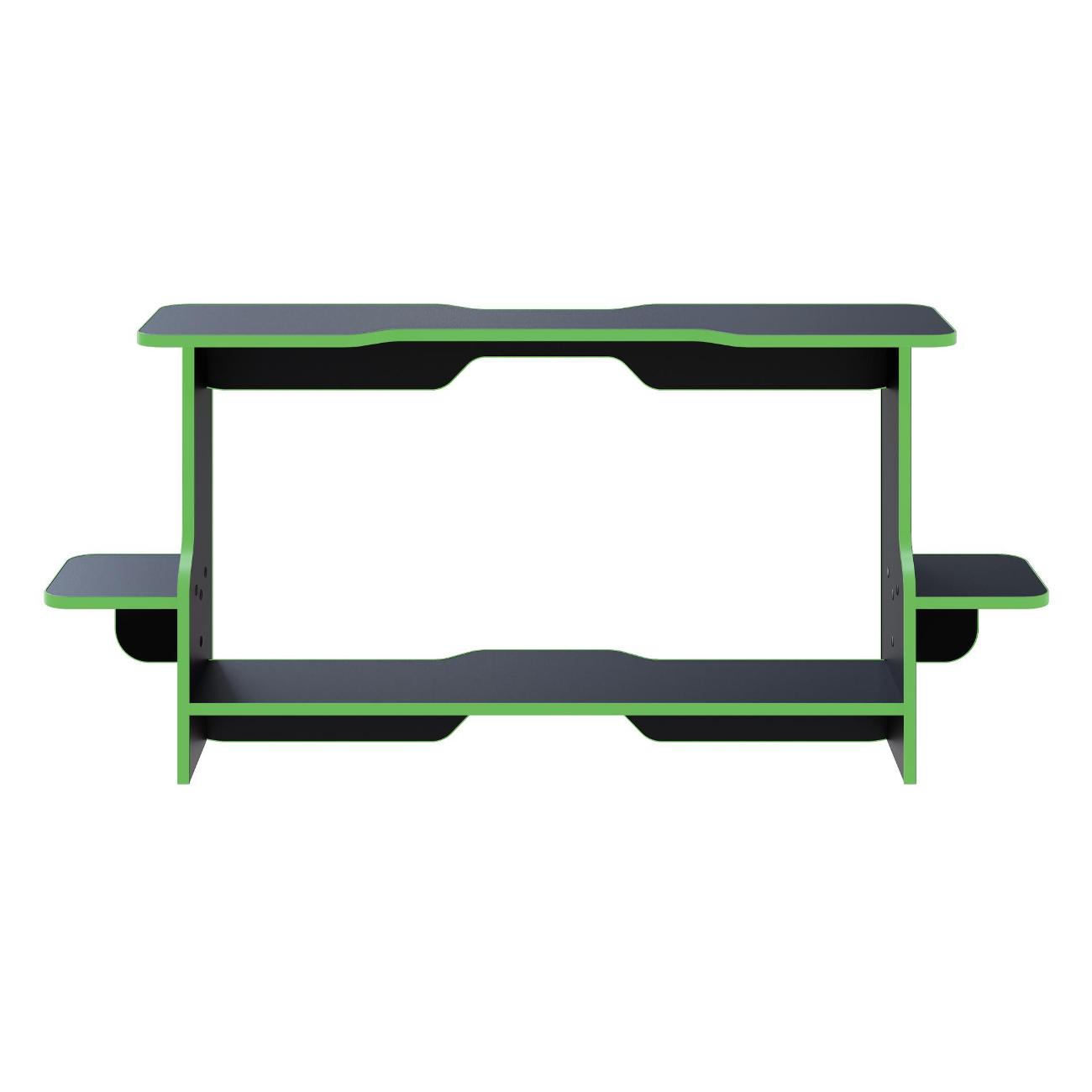 Подставка для монитора и акустической системы VMMGAME LEVEL BLACK GREEN LVL-1BGN