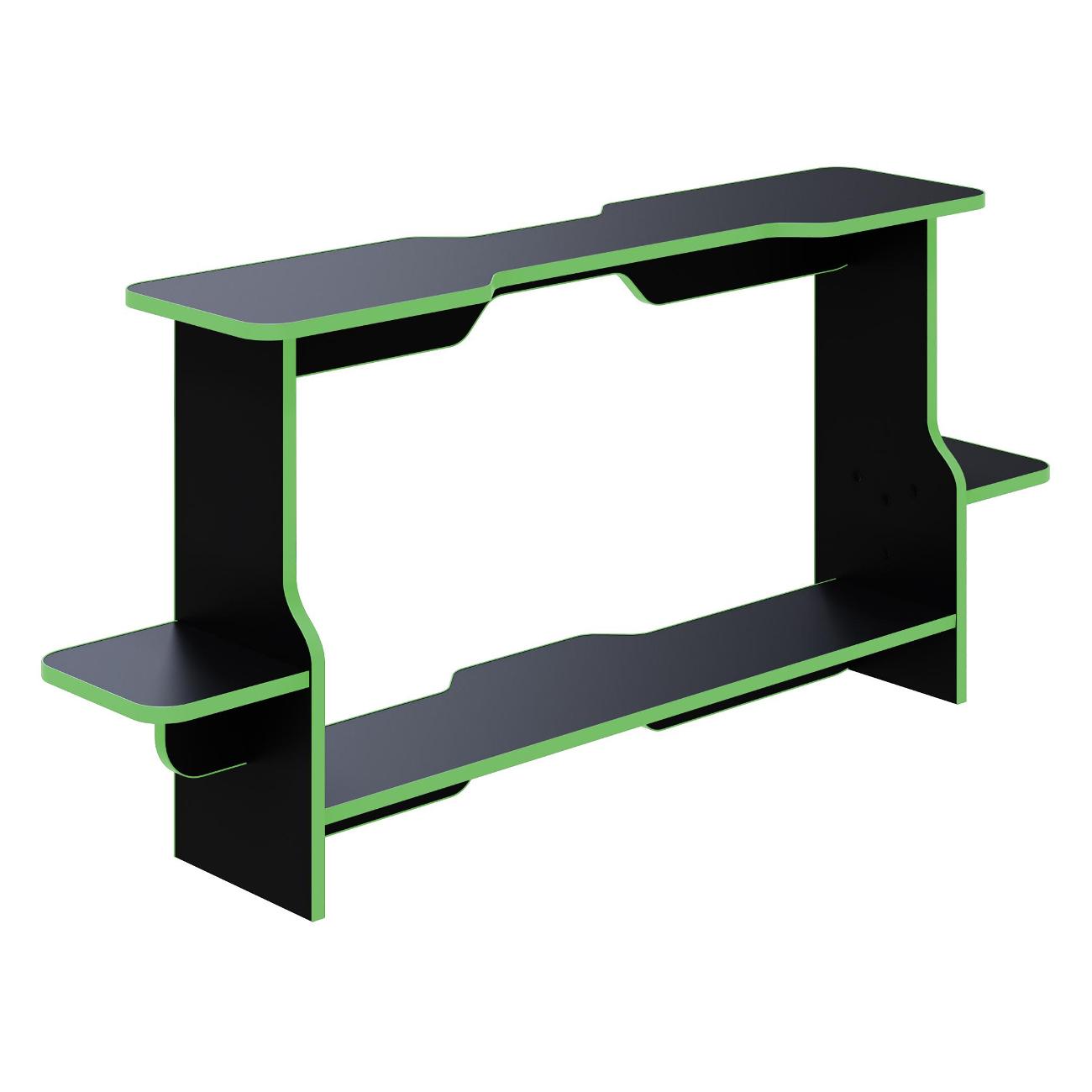 Подставка для монитора и акустической системы VMMGAME LEVEL BLACK GREEN LVL-1BGN