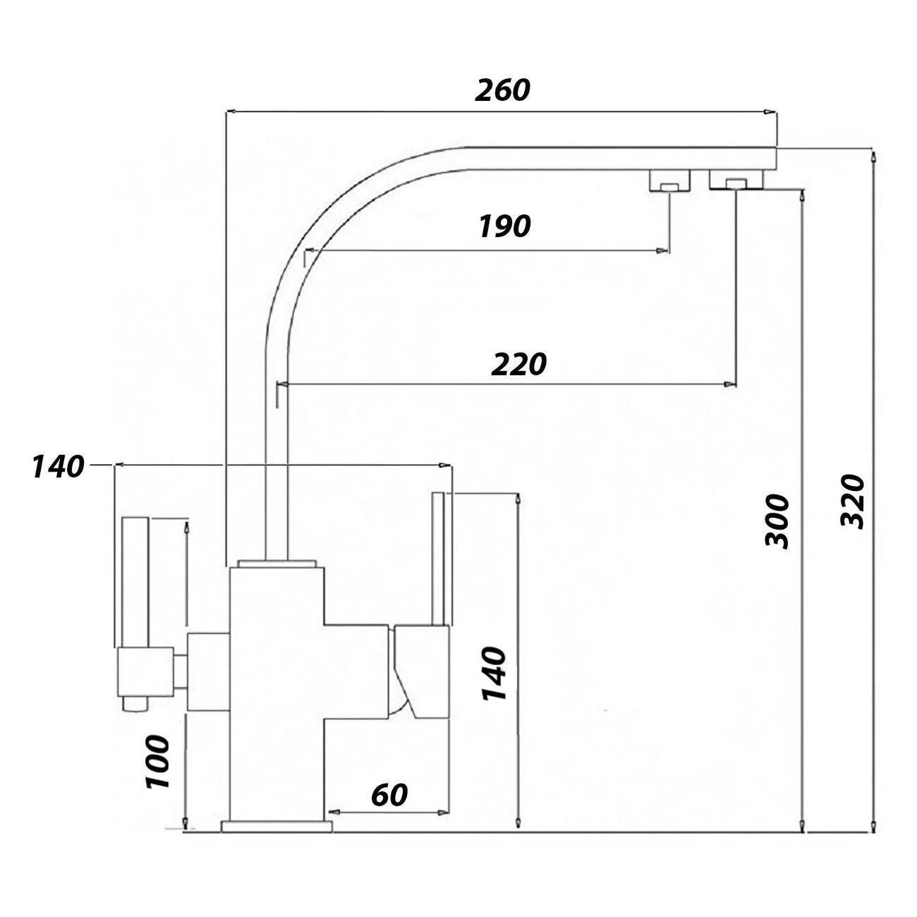 Смеситель Wisent W4371-3