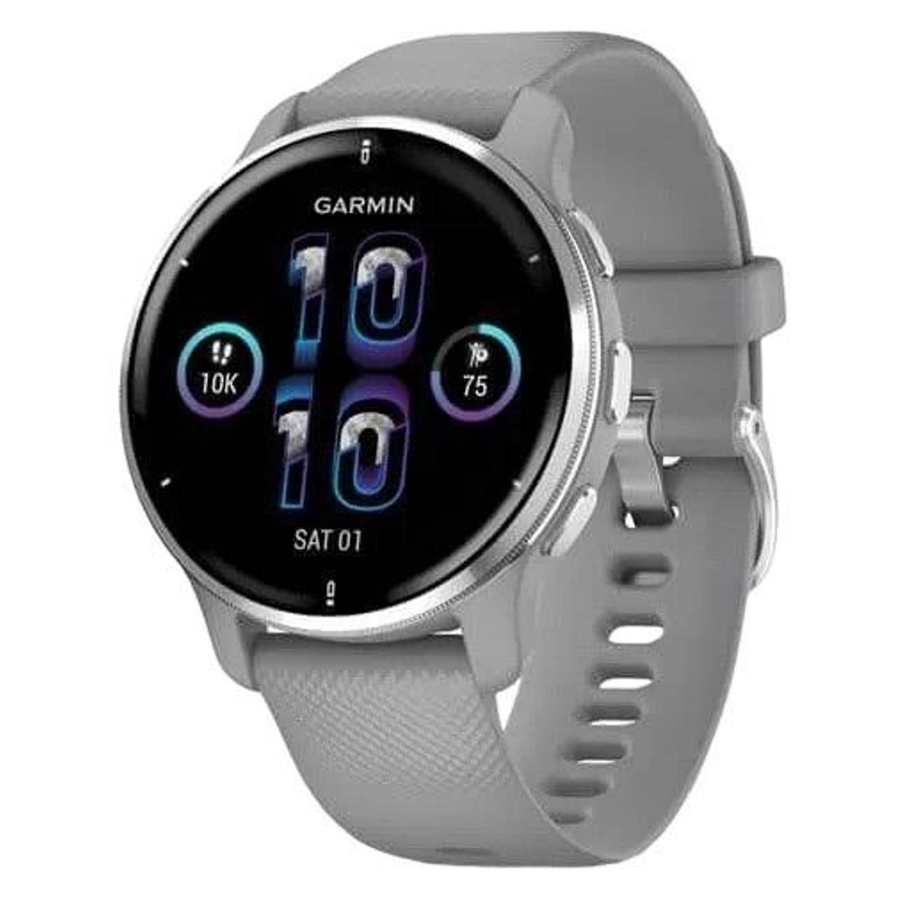 Смарт-часы Garmin Venu 2 Plus (010-02496-10) Silver Bezel фото