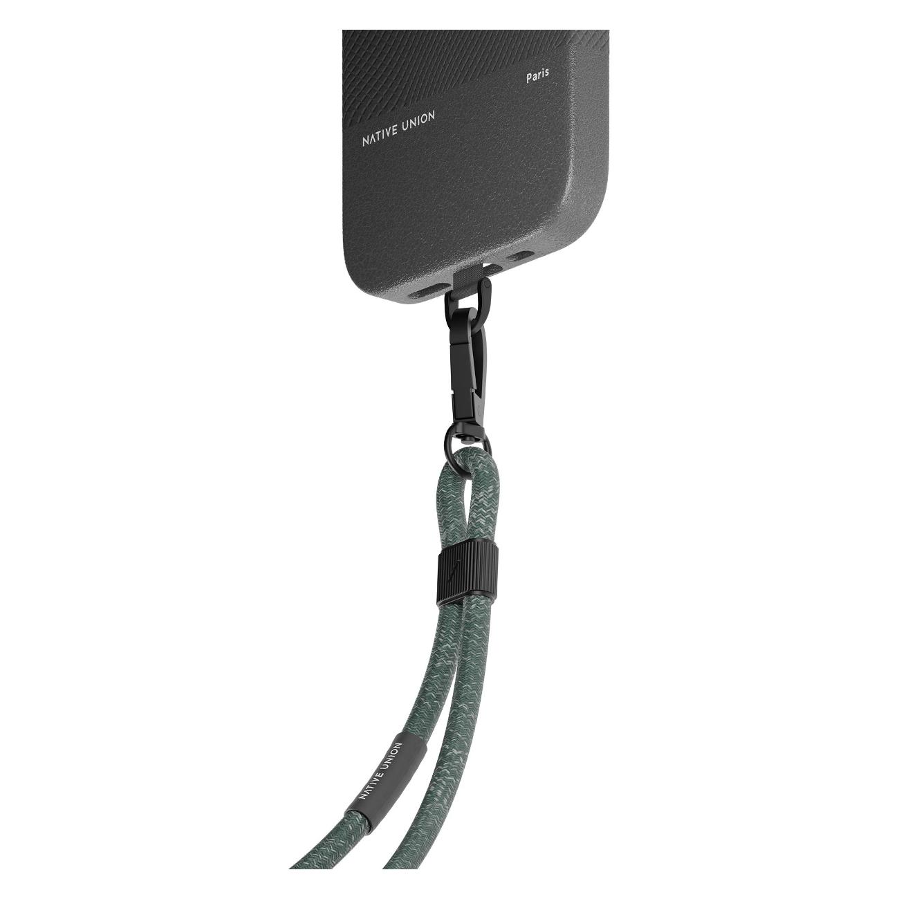 Шнурок для смартфона Native Union CITY SLING 74 см серо-зеленый