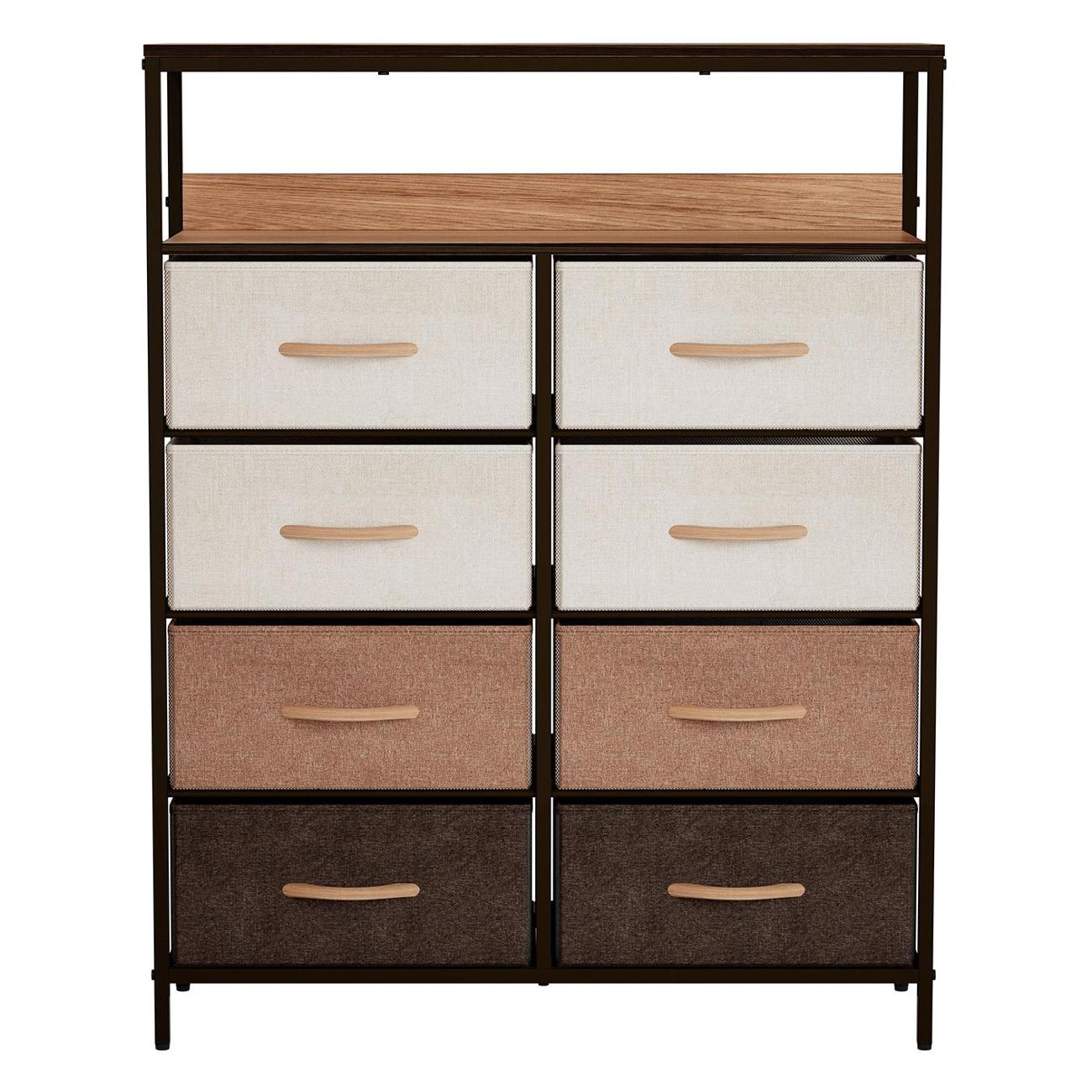 Комод бельевой Leset Локи 8 с полкой