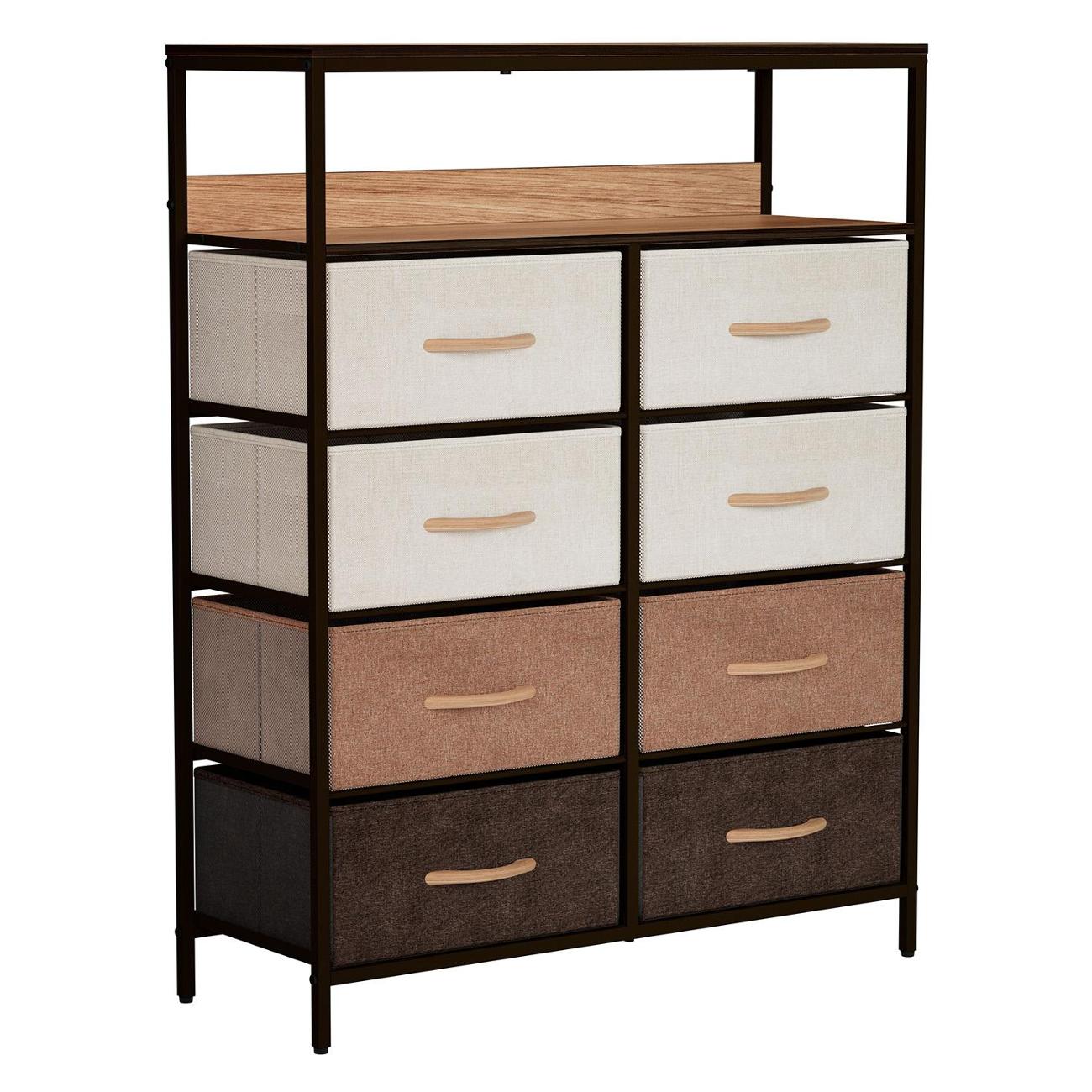 Комод бельевой Leset Локи 8 с полкой