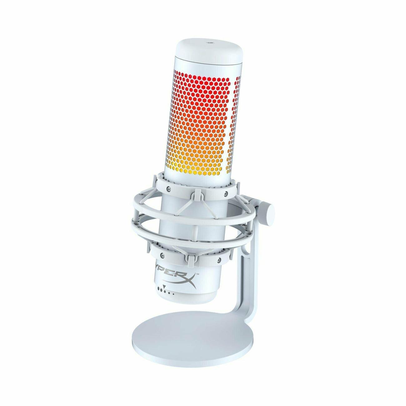 Игровой микрофон для компьютера HyperX QuadCast S серый