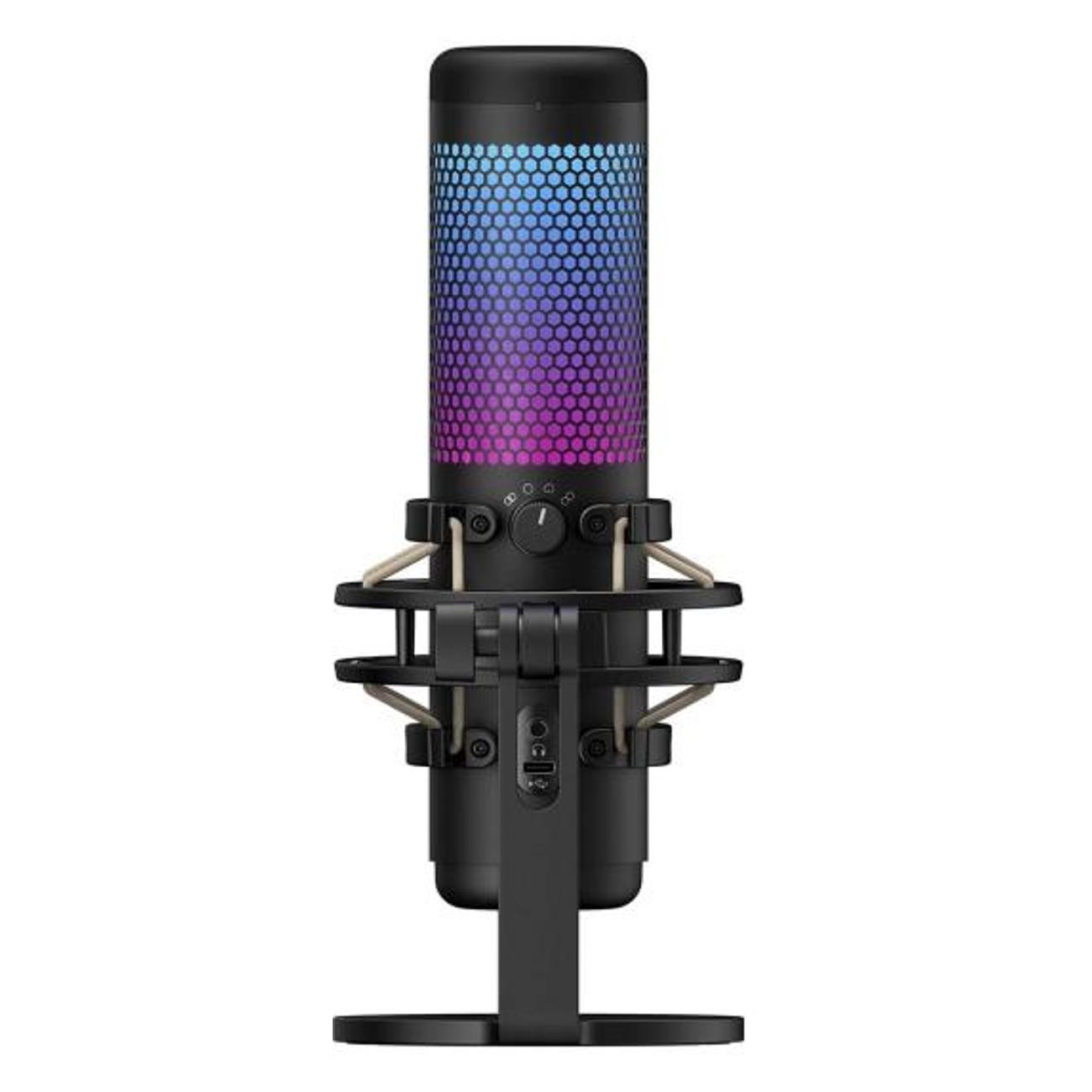 Игровой микрофон для компьютера HyperX QuadCast S черный