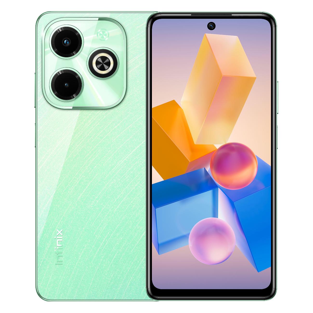 Смартфон Infinix HOT 40i 8/256GB Starfall зеленый фото