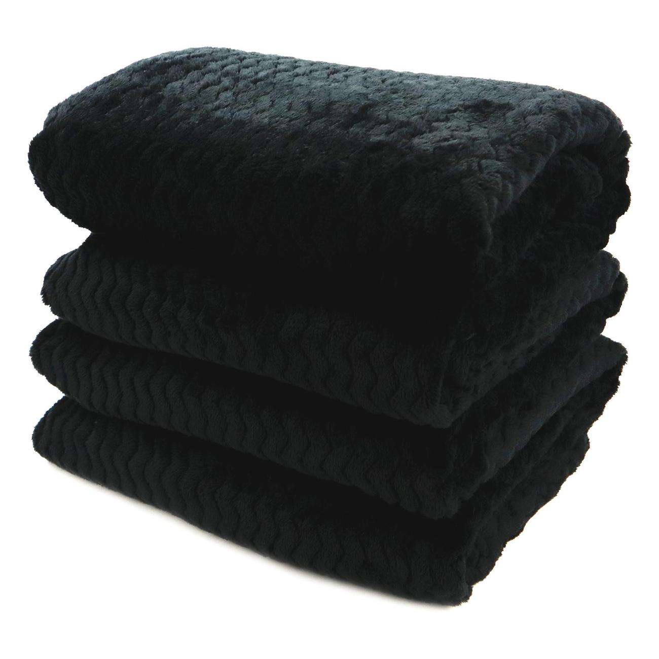 Плед ND Play Зигзаг черный фото