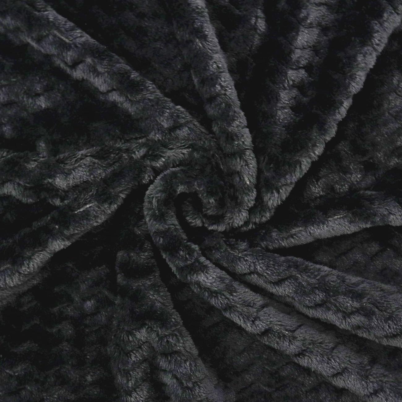 Плед ND Play Зигзаг черный