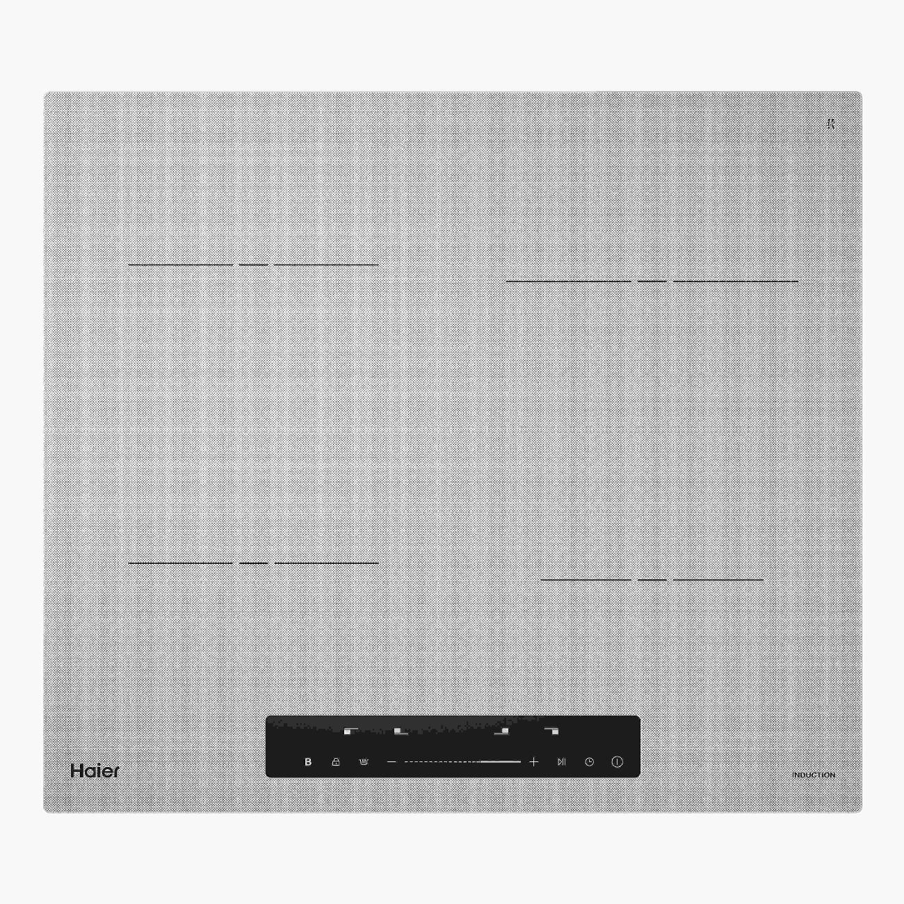 Встраиваемая индукционная панель независимая Haier HHY-Y64TVTPG