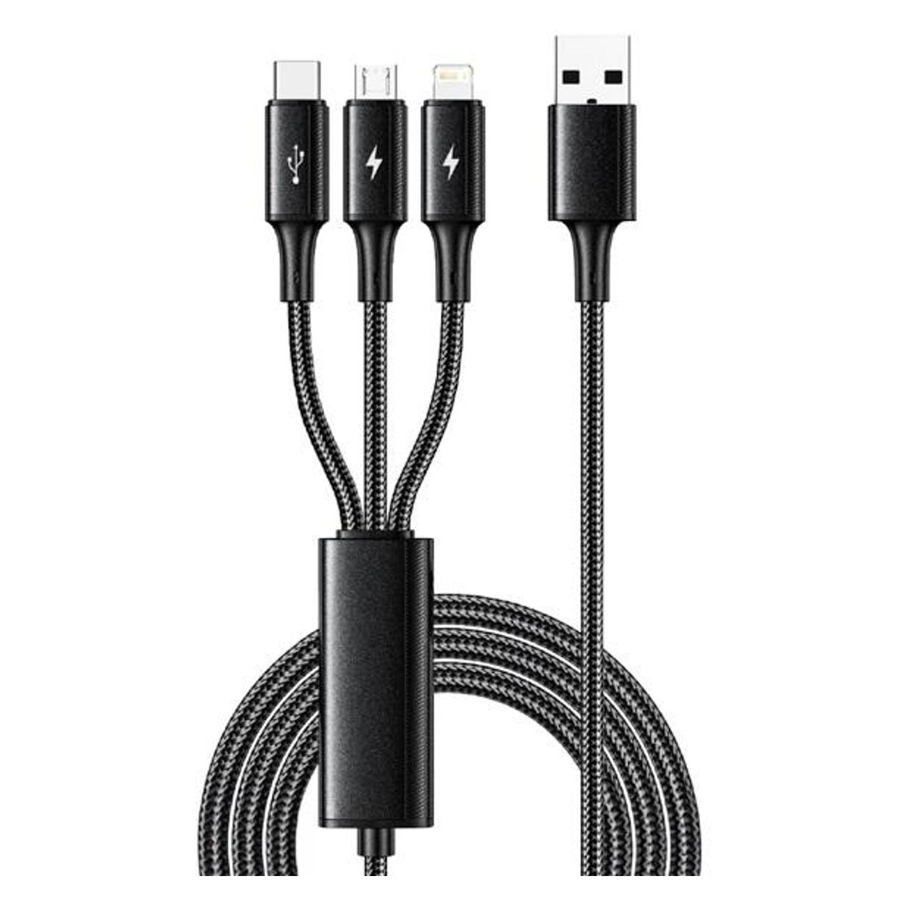 Кабель Rexant 3 в 1 1,2м (18-7075)