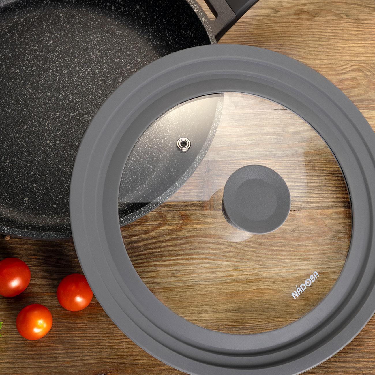 Крышка стеклянная универсальная Nadoba 20/22/24см