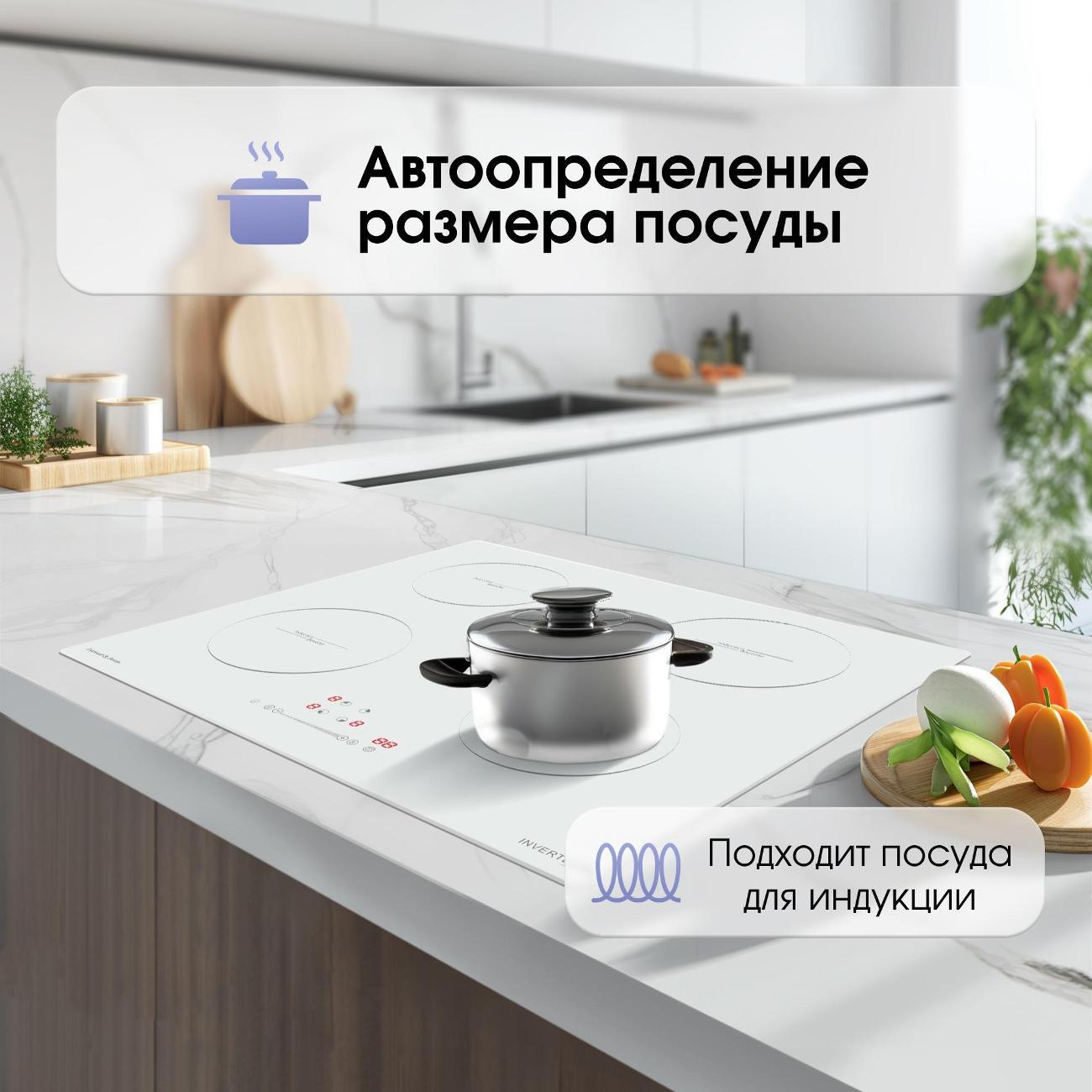 Встраиваемая индукционная панель независимая Zigmund & Shtain CI 30.6 W