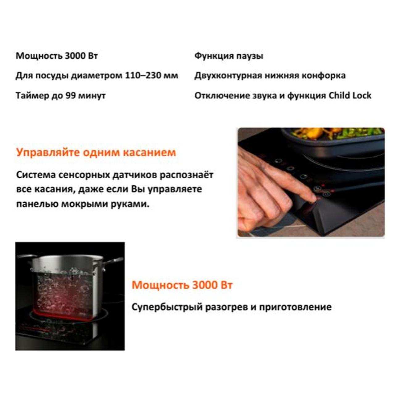 Встраиваемая электрическая панель Garlyn H-200