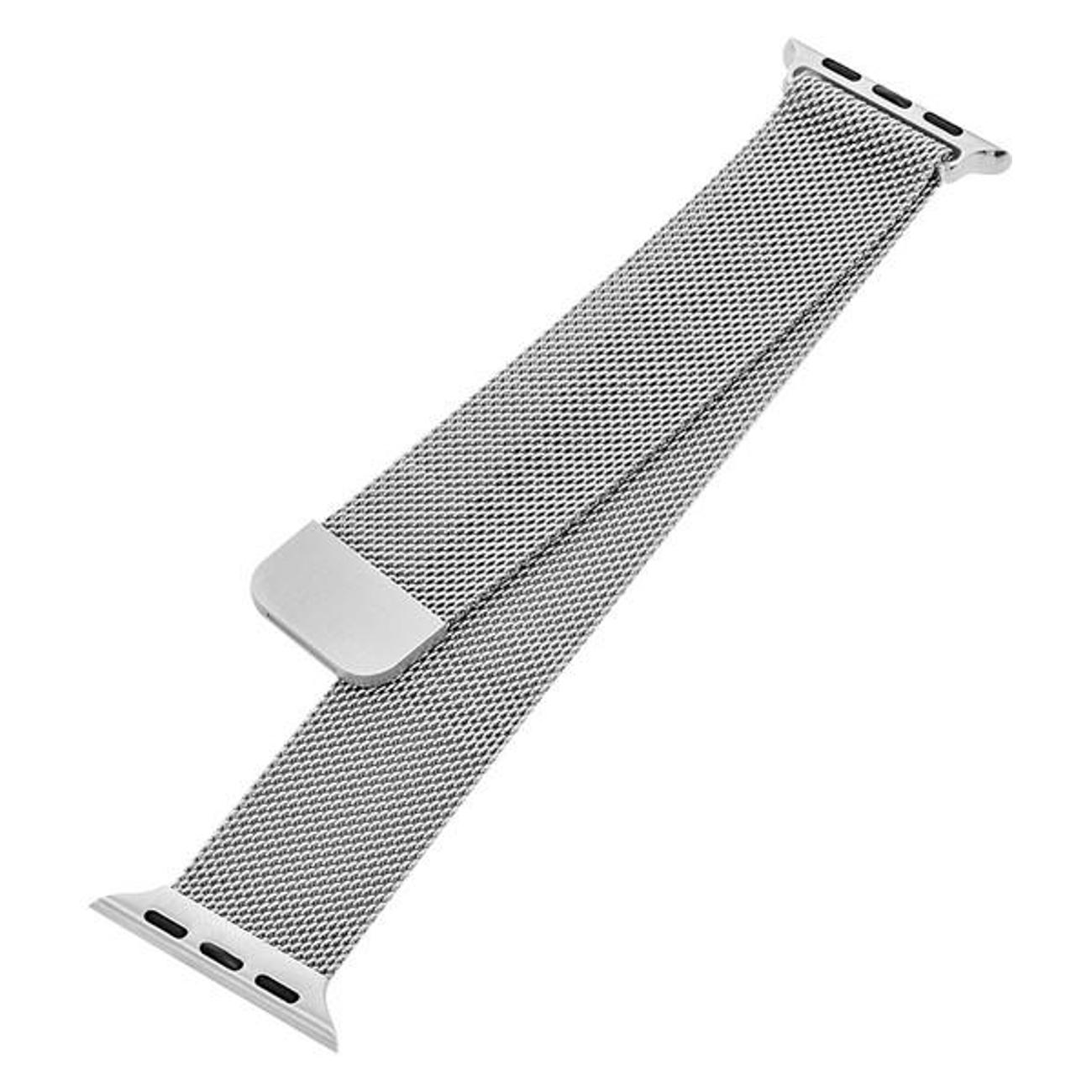 Ремешок для смарт часов Mutural для Apple Watch Series 9 45 мм серебристый