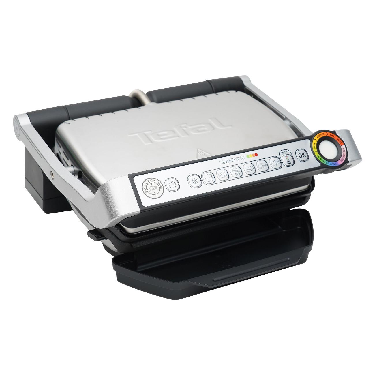Электрогриль Tefal Optigrill+ GC712D34 серебристый