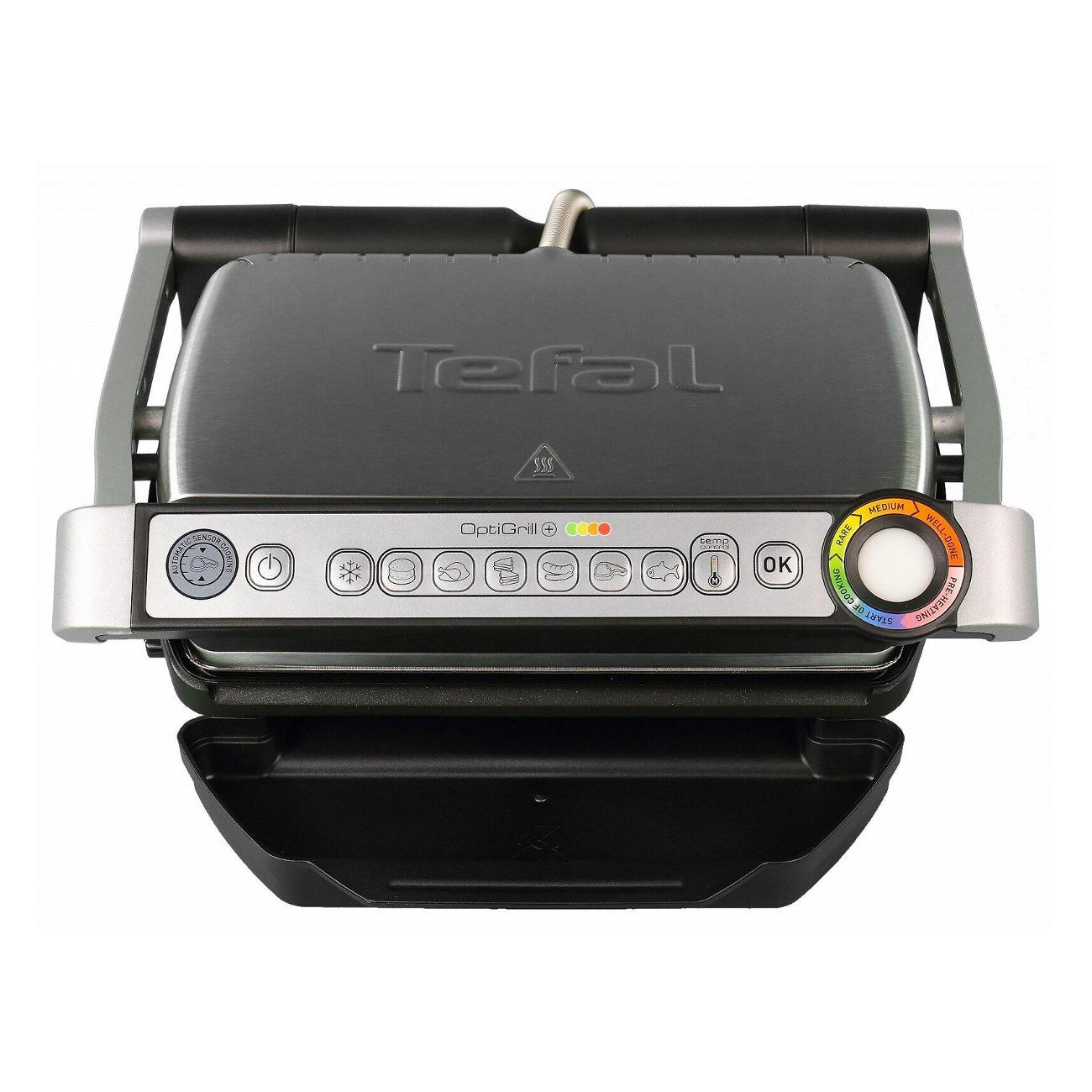 Электрогриль Tefal Optigrill+ GC712D34 серебристый