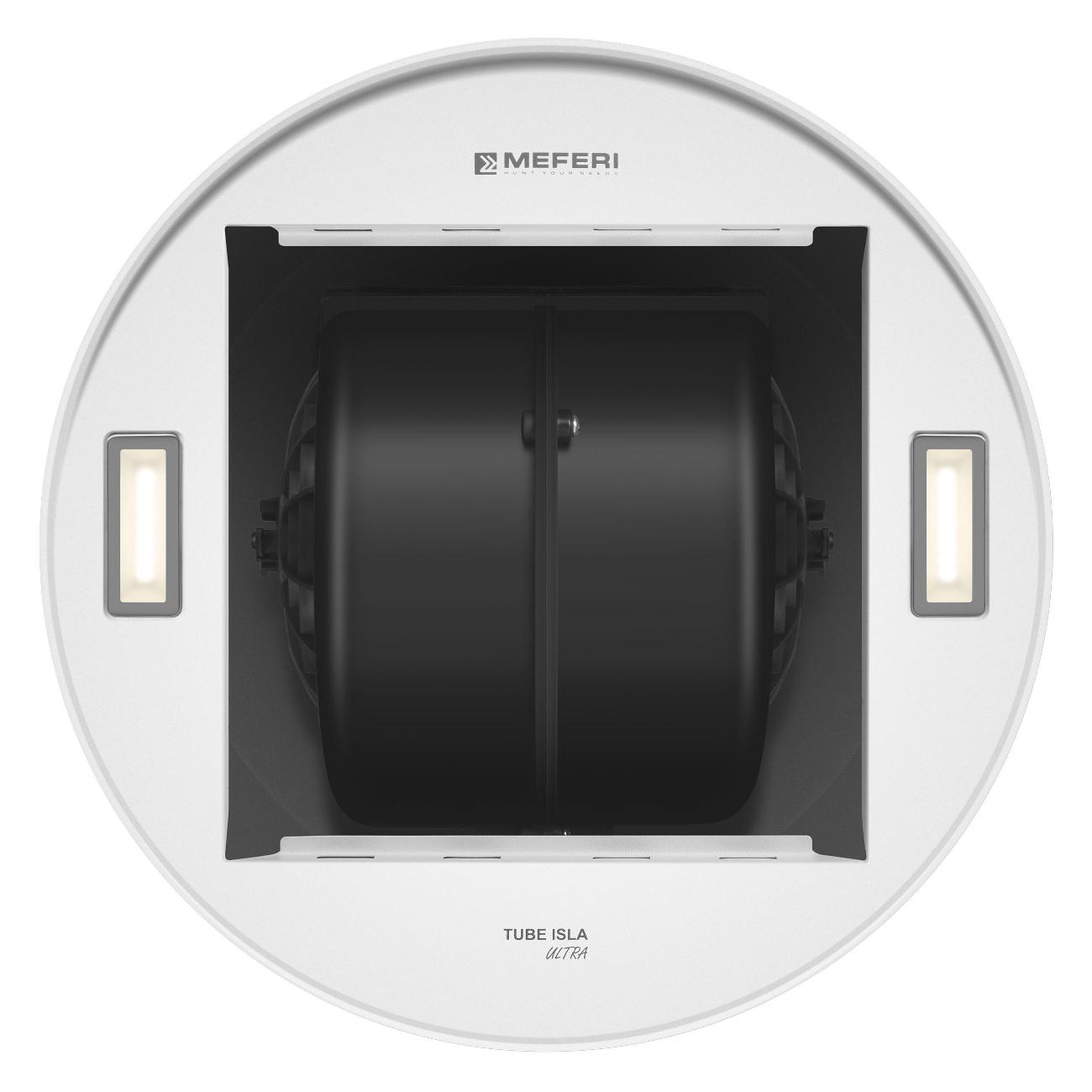 Островная вытяжка MEFERI TUBE35WH ISLA ULTRA