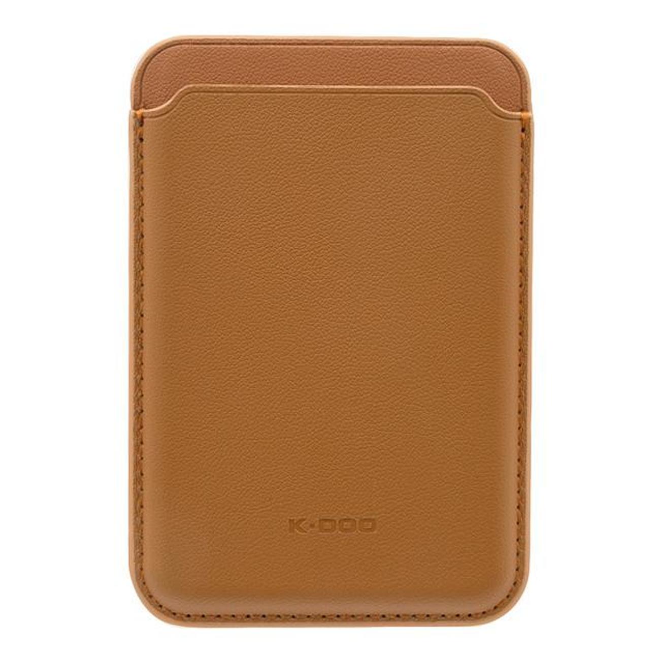 Картхолдер для телефона ЛОМ для iPhone 13 mini коричневый