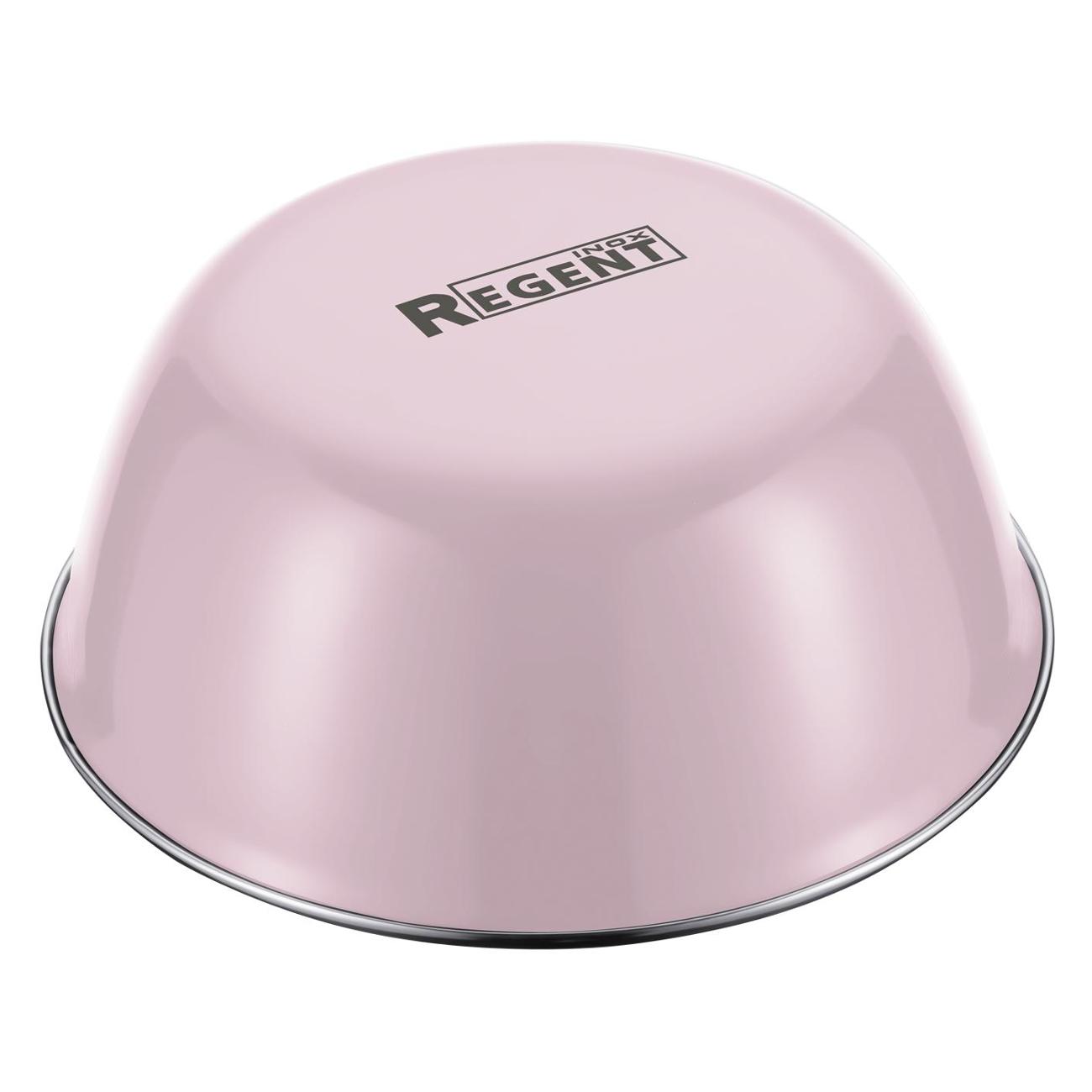 Набор мисок REGENT inox SMALTO с крышками 3 шт. (0,6л, 0,9л, 1,4л)