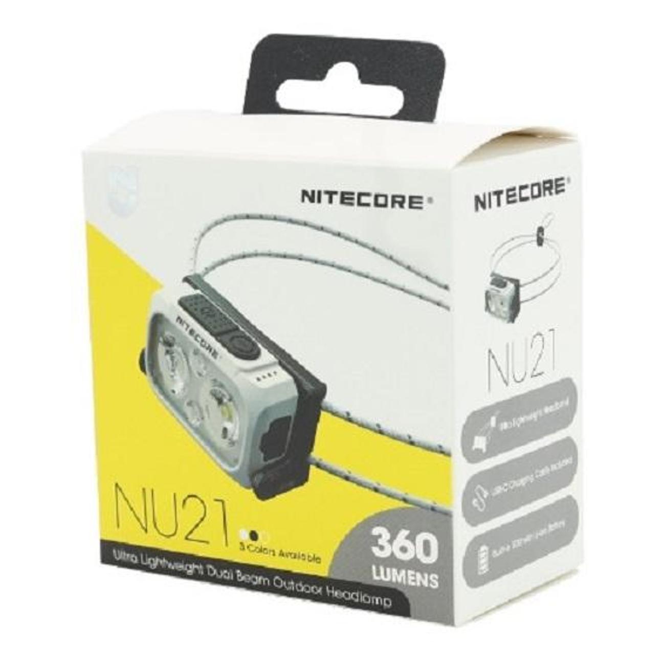 Фонарь налобный Nitecore NU21