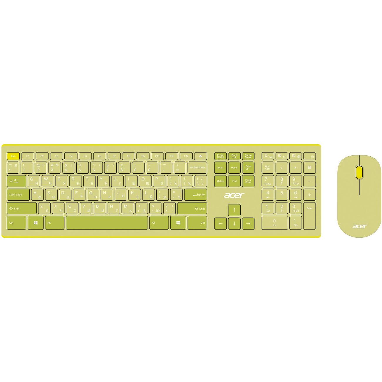 Комплект клавиатура+мышь Acer OCC205 Green