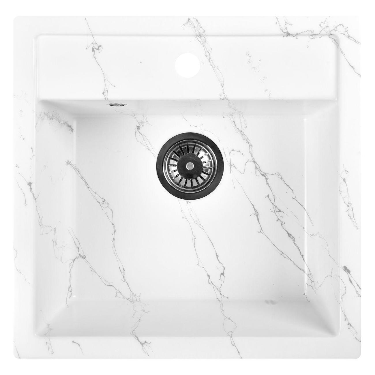 Мойка кухонная Wisent WA11-10 Wh/Gr фото