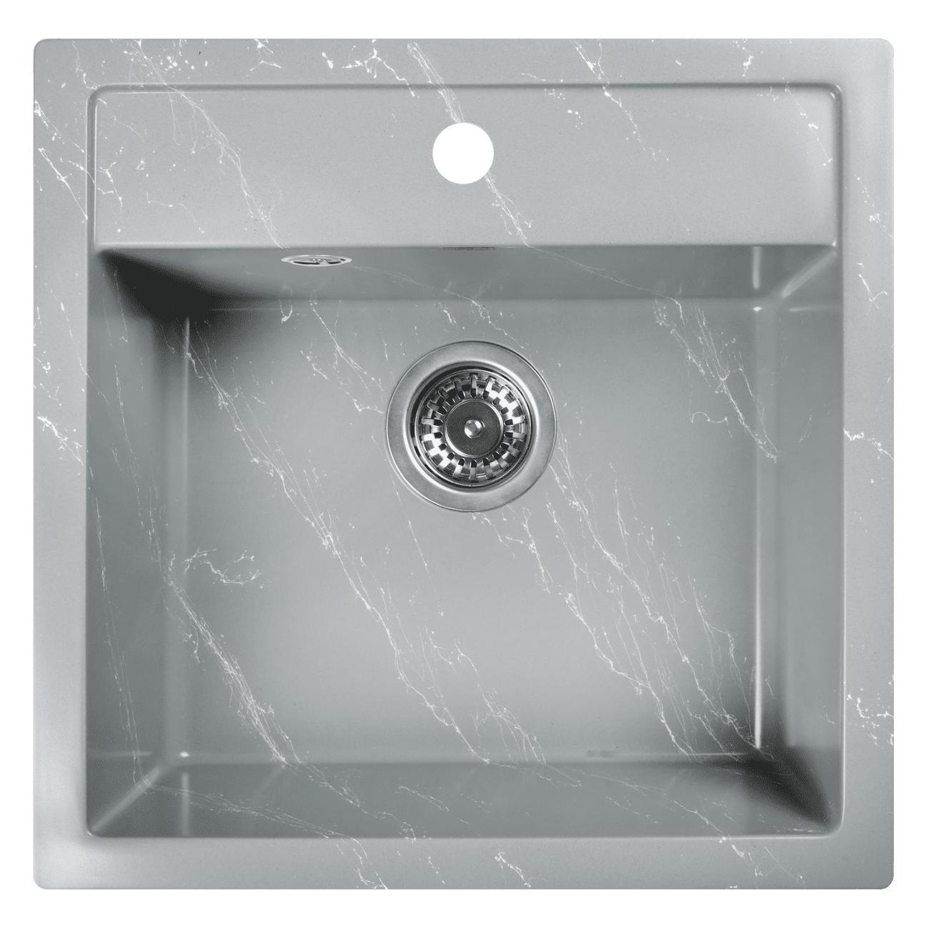 Раковина для кухни Wisent WA11-17 Gr/Wh фото