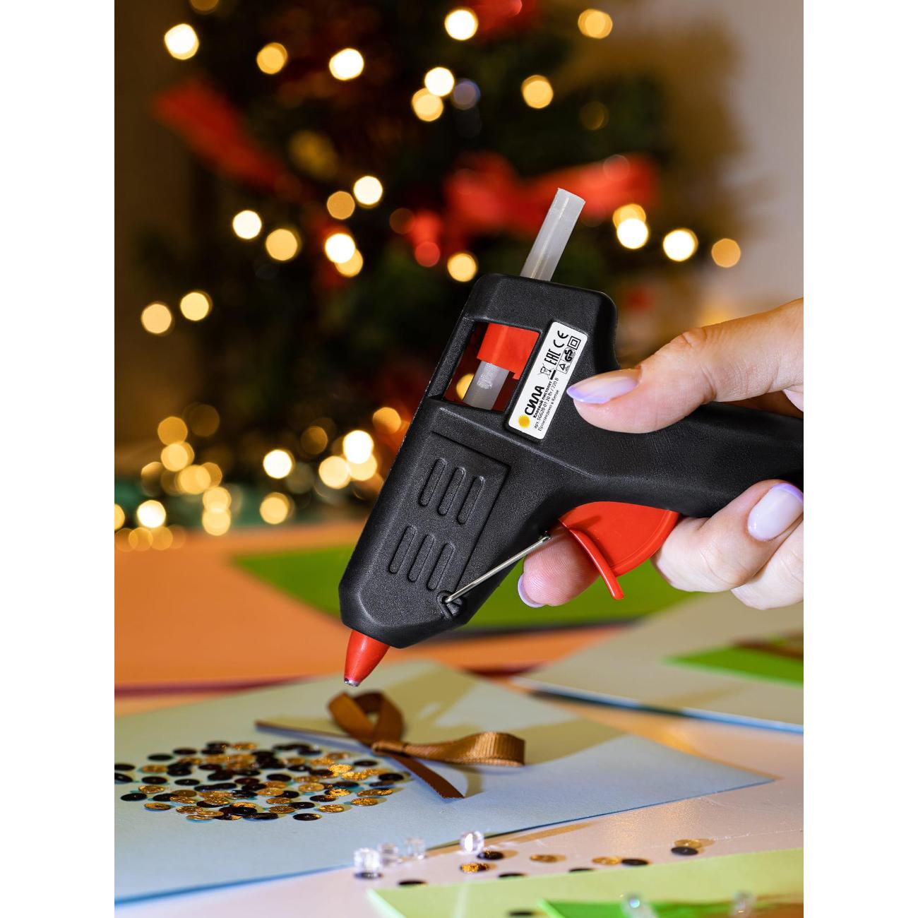 Пистолет клеевой Сила SGG20-01