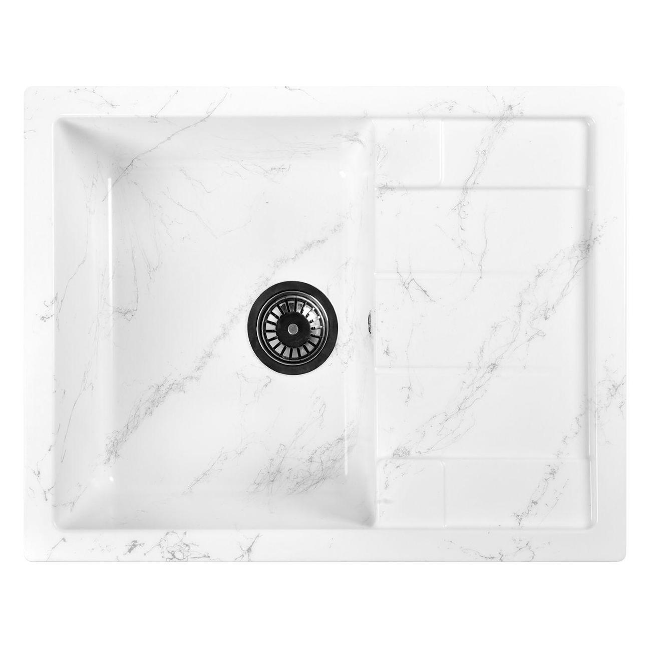 Раковина для кухни Wisent WB22-10 Wh/Gr фото