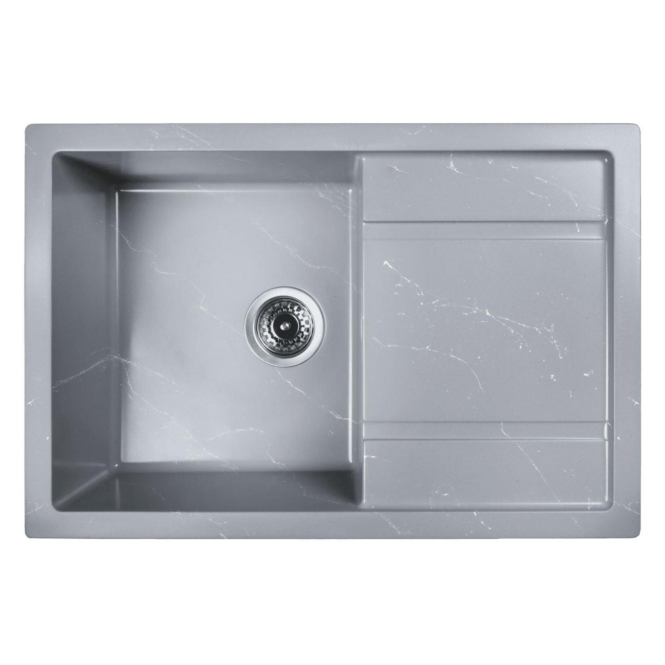 Раковина для кухни Wisent WB27-17 Gr/Wh фото