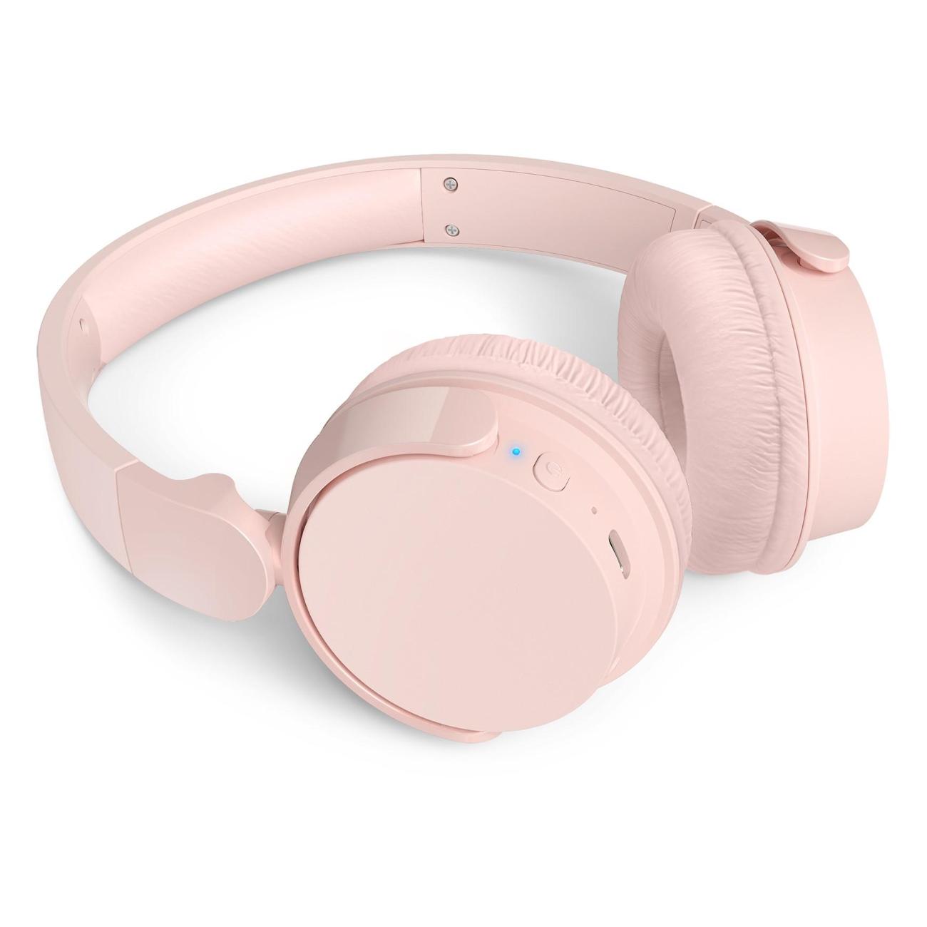 Наушники накладные Bluetooth Philips TAH4209 розовый