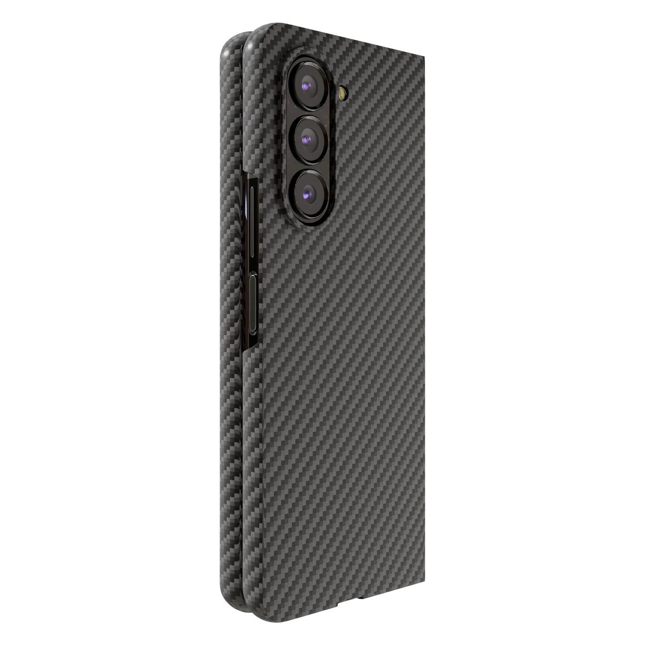 Чехол vlp Kevlar Case для Samsung Z fold 5 черный