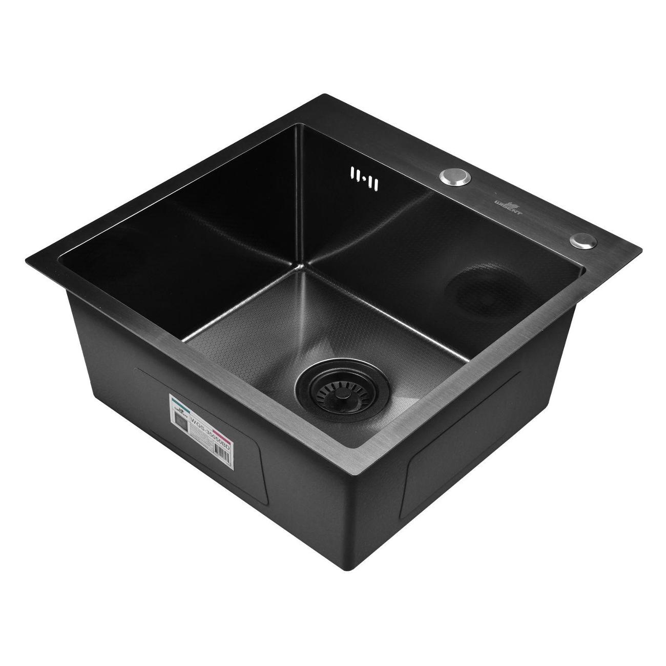 Мойка кухонная Wisent WGS35050BD/WGER019B