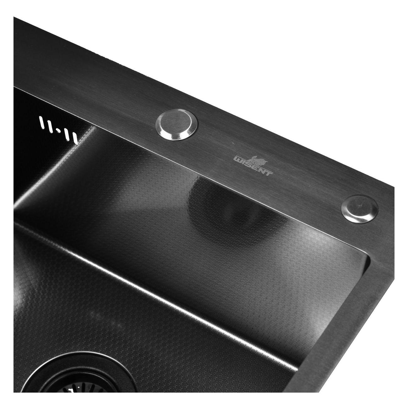 Мойка кухонная Wisent WGS35050BD/WGER019B