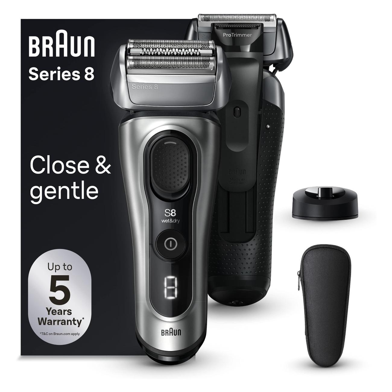 Электробритва мужская Braun S8 8517s Silver