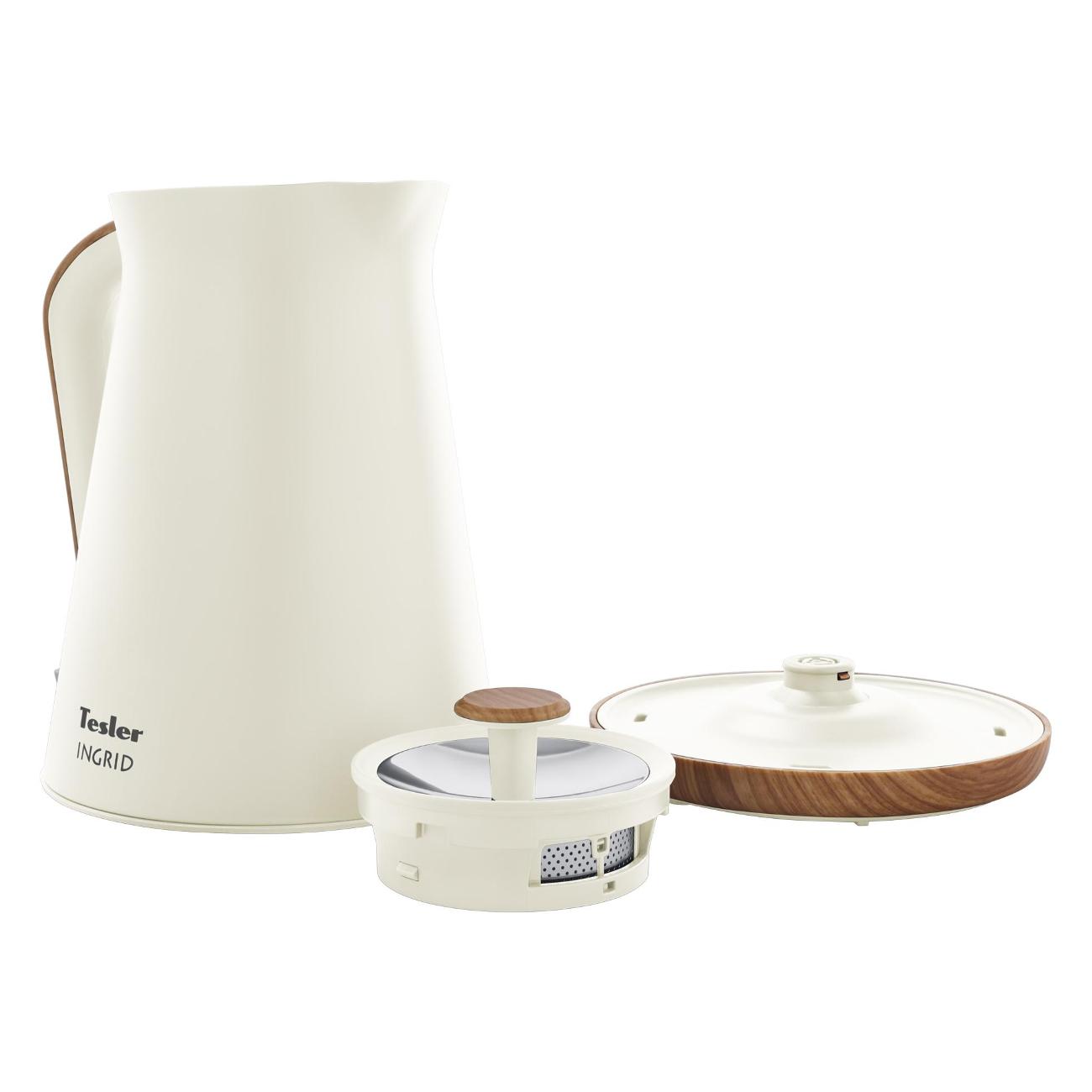 Электрочайник Tesler KT-1740 бежевый